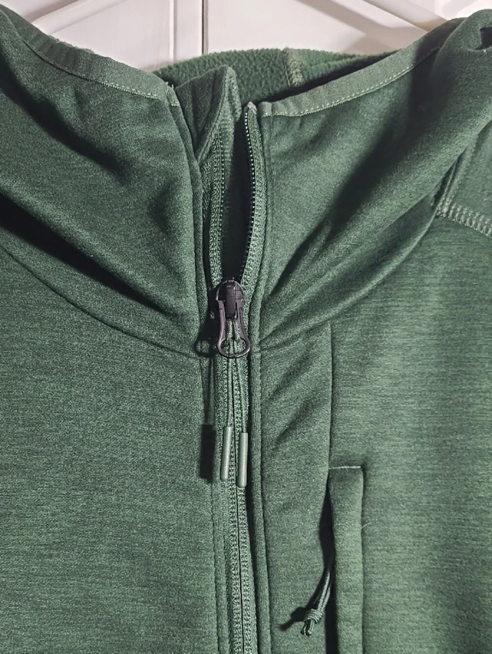 The North Face Men's Forest Green Full-Zip Hoodie